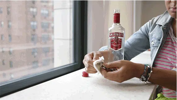 Vodka pour diamants
